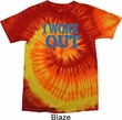 Mens Fitness Shirt I Work Out Tie Dye Tee T-shirt