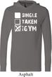 Mens Fitness Shirt Single Taken At The Gym Lightweight Hoodie Tee