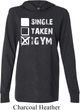 Mens Fitness Shirt Single Taken At The Gym Lightweight Hoodie Tee