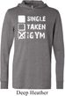 Mens Fitness Shirt Single Taken At The Gym Lightweight Hoodie Tee
