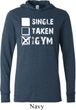 Mens Fitness Shirt Single Taken At The Gym Lightweight Hoodie Tee