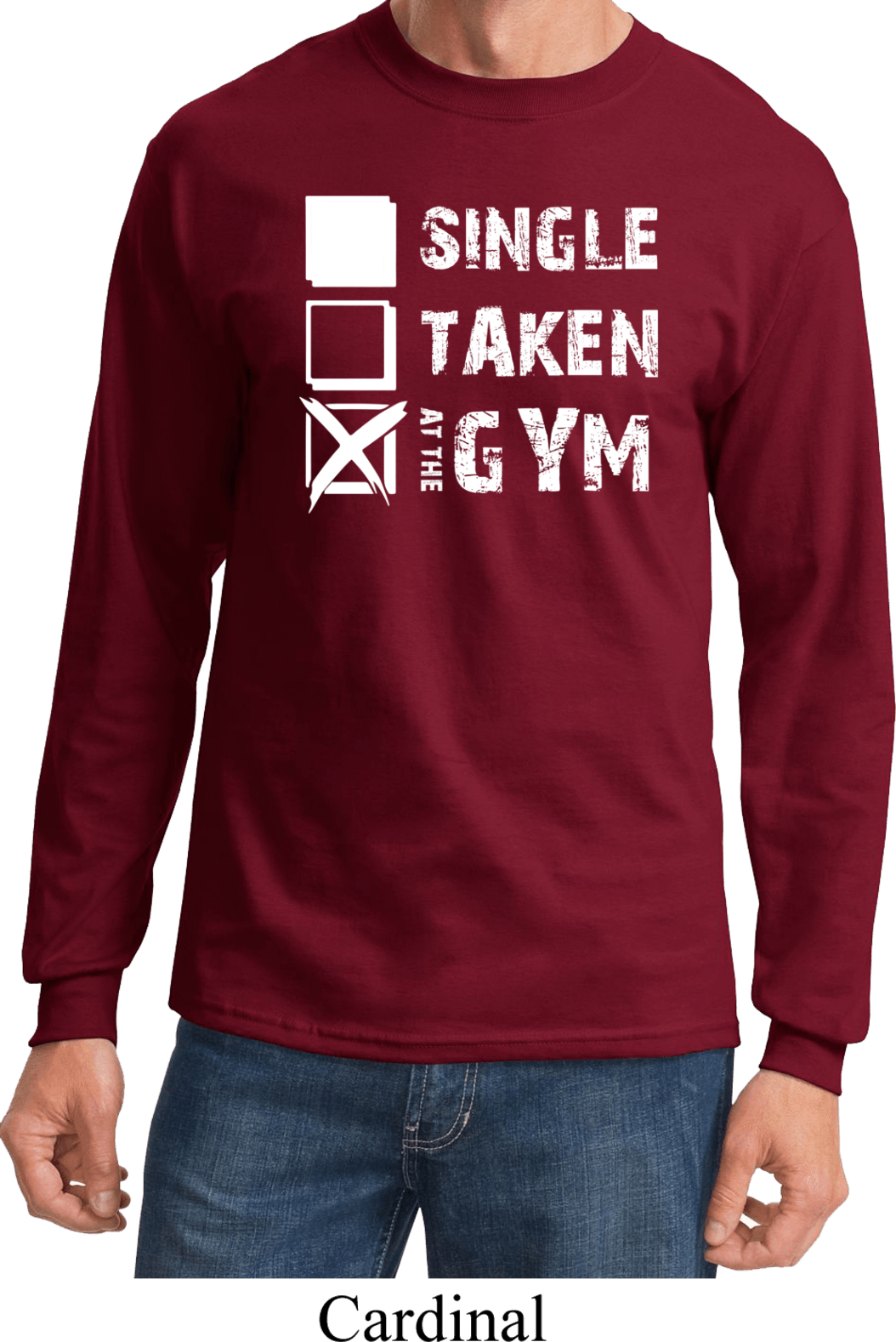 Mens Fitness Shirt Single Taken At The Gym Long Sleeve Tee TShirt