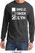 Mens Fitness Shirt Single Taken At The Gym Long Sleeve Tee T-Shirt