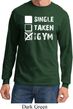Mens Fitness Shirt Single Taken At The Gym Long Sleeve Tee T-Shirt
