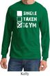 Mens Fitness Shirt Single Taken At The Gym Long Sleeve Tee T-Shirt