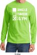 Mens Fitness Shirt Single Taken At The Gym Long Sleeve Tee T-Shirt