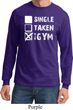 Mens Fitness Shirt Single Taken At The Gym Long Sleeve Tee T-Shirt