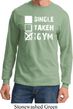 Mens Fitness Shirt Single Taken At The Gym Long Sleeve Tee T-Shirt