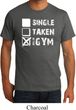 Mens Fitness Shirt Single Taken At The Gym Organic Tee T-Shirt