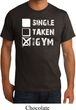 Mens Fitness Shirt Single Taken At The Gym Organic Tee T-Shirt