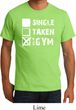 Mens Fitness Shirt Single Taken At The Gym Organic Tee T-Shirt