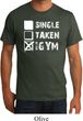 Mens Fitness Shirt Single Taken At The Gym Organic Tee T-Shirt