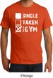 Mens Fitness Shirt Single Taken At The Gym Organic Tee T-Shirt