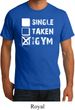 Mens Fitness Shirt Single Taken At The Gym Organic Tee T-Shirt