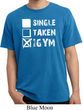 Mens Fitness Shirt Single Taken At The Gym Pigment Dyed Tee T-Shirt