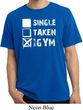 Mens Fitness Shirt Single Taken At The Gym Pigment Dyed Tee T-Shirt