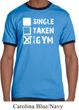Mens Fitness Shirt Single Taken At The Gym Ringer Tee T-Shirt