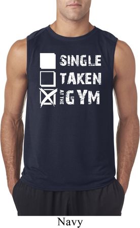 Mens Fitness Shirt Single Taken At The Gym Sleeveless Tee T-Shirt