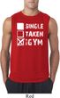 Mens Fitness Shirt Single Taken At The Gym Sleeveless Tee T-Shirt