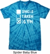 Mens Fitness Shirt Single Taken At The Gym Spider Tie Dye Tee T-shirt