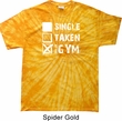 Mens Fitness Shirt Single Taken At The Gym Spider Tie Dye Tee T-shirt