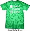Mens Fitness Shirt Single Taken At The Gym Spider Tie Dye Tee T-shirt
