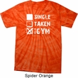 Mens Fitness Shirt Single Taken At The Gym Spider Tie Dye Tee T-shirt