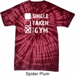 Mens Fitness Shirt Single Taken At The Gym Spider Tie Dye Tee T-shirt