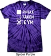 Mens Fitness Shirt Single Taken At The Gym Spider Tie Dye Tee T-shirt