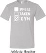 Mens Fitness Shirt Single Taken At The Gym Tall Tee T-Shirt