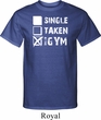 Mens Fitness Shirt Single Taken At The Gym Tall Tee T-Shirt