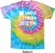 Mens Fitness Shirt Single Taken At The Gym Tie Dye Tee T-shirt