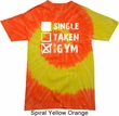 Mens Fitness Shirt Single Taken At The Gym Tie Dye Tee T-shirt