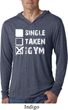 Mens Fitness Shirt Single Taken Gym Lightweight Hoodie Tee T-Shirt