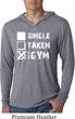 Mens Fitness Shirt Single Taken Gym Lightweight Hoodie Tee T-Shirt