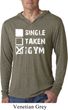 Mens Fitness Shirt Single Taken Gym Lightweight Hoodie Tee T-Shirt
