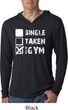 Mens Fitness Shirt Single Taken Gym Lightweight Hoodie Tee T-Shirt