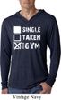 Mens Fitness Shirt Single Taken Gym Lightweight Hoodie Tee T-Shirt