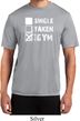 Mens Fitness Shirt Single Taken Gym Moisture Wicking Tee T-Shirt