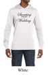 Mens Fitness Shirt Sweating For My Wedding Lightweight Hoodie Tee