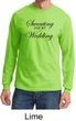 Mens Fitness Shirt Sweating for My Wedding Long Sleeve Tee T-Shirt