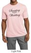 Mens Fitness Shirt Sweating For My Wedding Moisture Wicking Tee