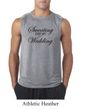Mens Fitness Shirt Sweating For My Wedding Sleeveless Tee T-Shirt