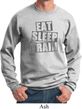 Mens Fitness Sweatshirt Eat Sleep Train Sweat Shirt
