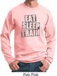 Mens Fitness Sweatshirt Eat Sleep Train Sweat Shirt
