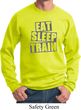 Mens Fitness Sweatshirt Eat Sleep Train Sweat Shirt