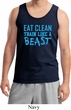 Mens Fitness Tanktop Eat Clean Train Like a Beast Tank Top