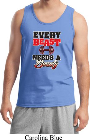 Mens Fitness Tanktop Every Beast Needs A Beauty Tank Top