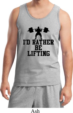 Mens Fitness Tanktop I Rather Be Lifting Tank Top