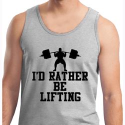Mens Fitness Tanktop I Rather Be Lifting Tank Top Mens Fitness Tanktop I Rather Be Lifting Tank Top
